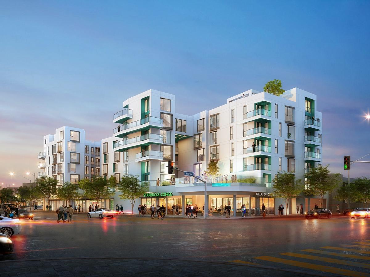 Site cleared for mixed-use project at 6052 W. Olympic Blvd